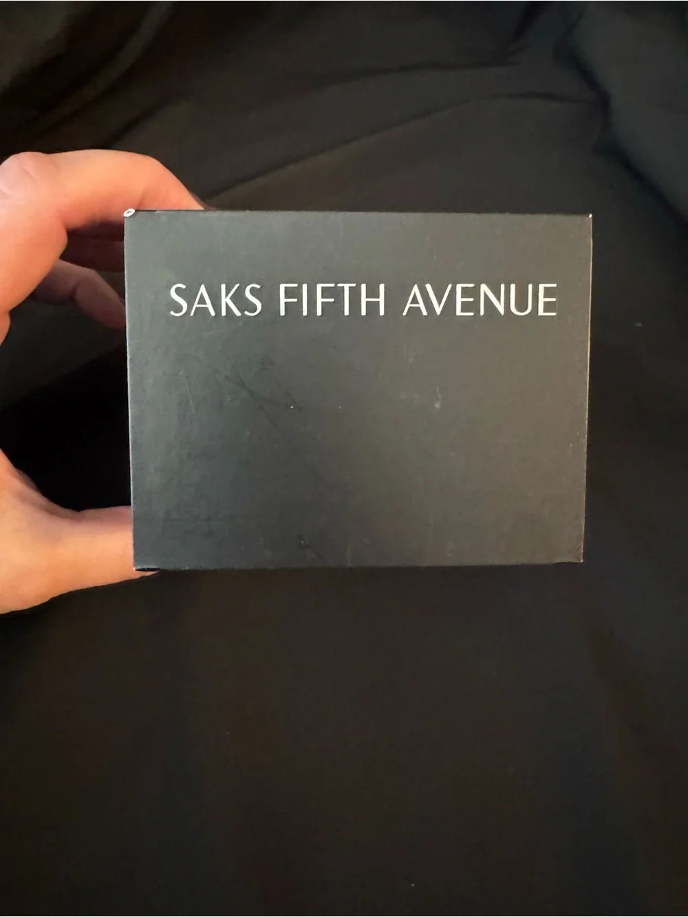 Brand New Saks Fifth Avenue Black and Blue Men's Chronograph Watch